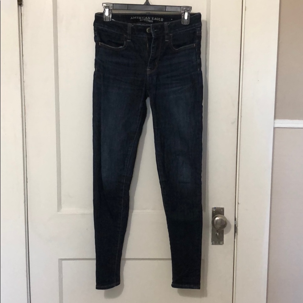 High waisted jeans